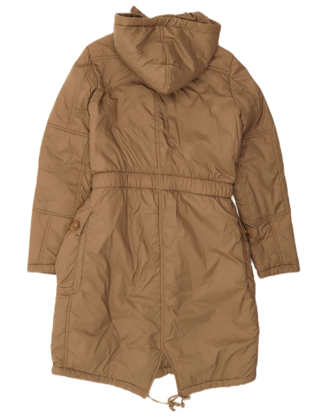 Damska kurtka typu parka oversize Replay UK 10, mała, brązowa, poliamid