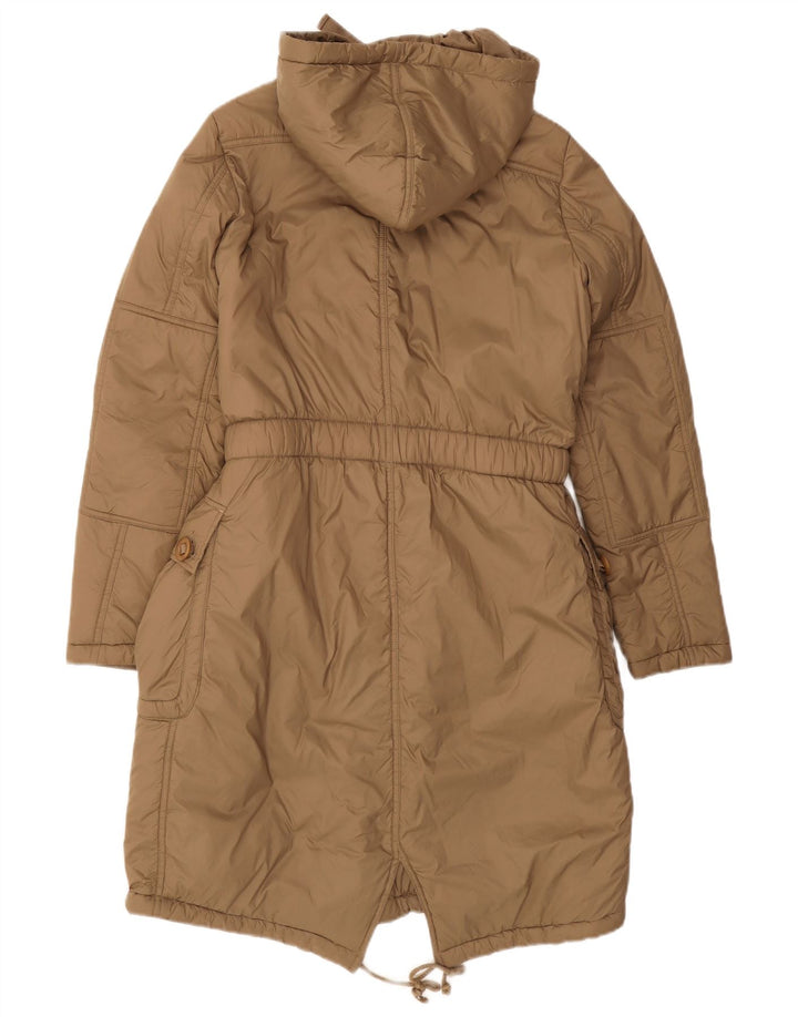 Damska kurtka typu parka oversize Replay UK 10, mała, brązowa, poliamid