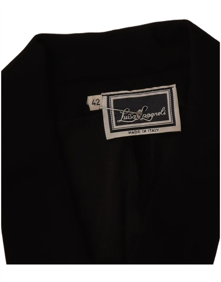 Damska sukienka koszulowa Luisa Spagnoli wiązana z przodu IT 42 Średnia czarna