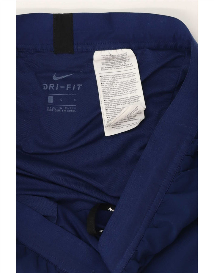 Damskie spodenki sportowe Nike Dri Fit UK 16, duże, granatowe, poliestrowe