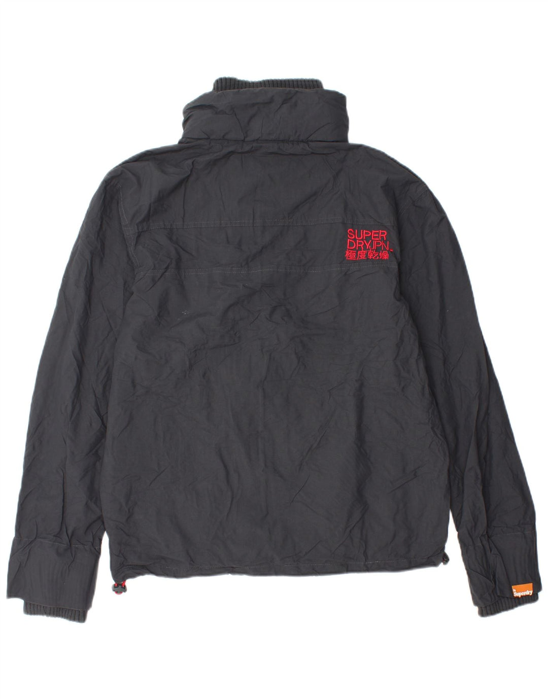 Męska wiatrówka Superdry UK 40, duża, szara nylonowa