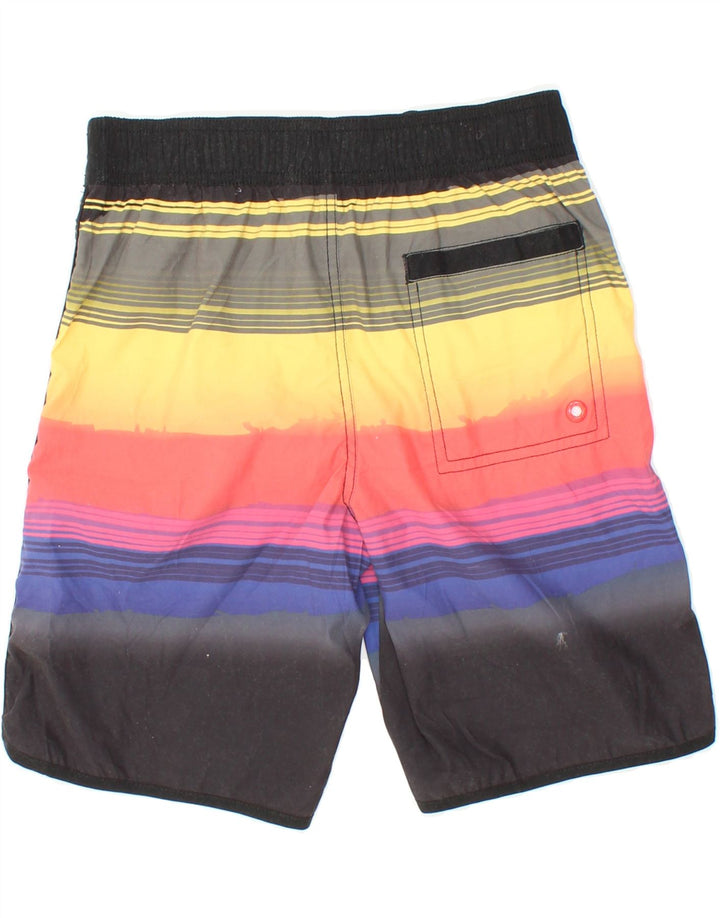 MISTRAL Boys Swimming Shorts 9-10 Years Multicoloured Striped Vintage Mistral and Second-Hand Mistral from Messina Hembry 