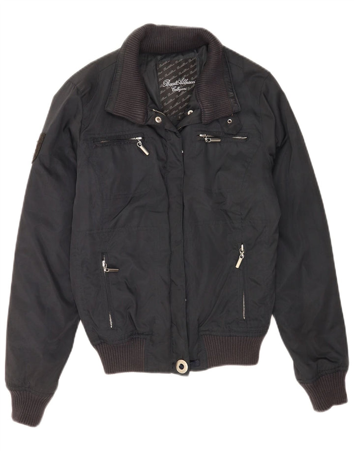 Damska kurtka bomber BACI & ABBRACCI UK 10, mała, granatowa, poliester