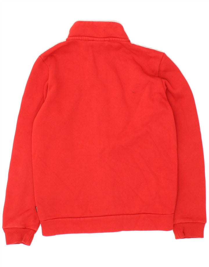 PUMA Boys Graphic Tracksuit Top Jacket 9-10 Years Red Colourblock Cotton Vintage Puma and Second-Hand Puma from Messina Hembry 