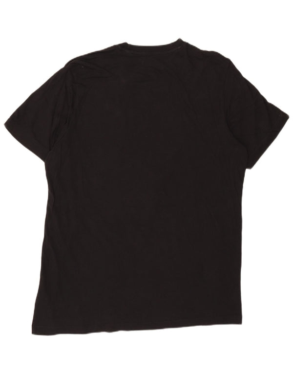 Adidas Męska koszulka graficzna Top XL Czarna bawełniana