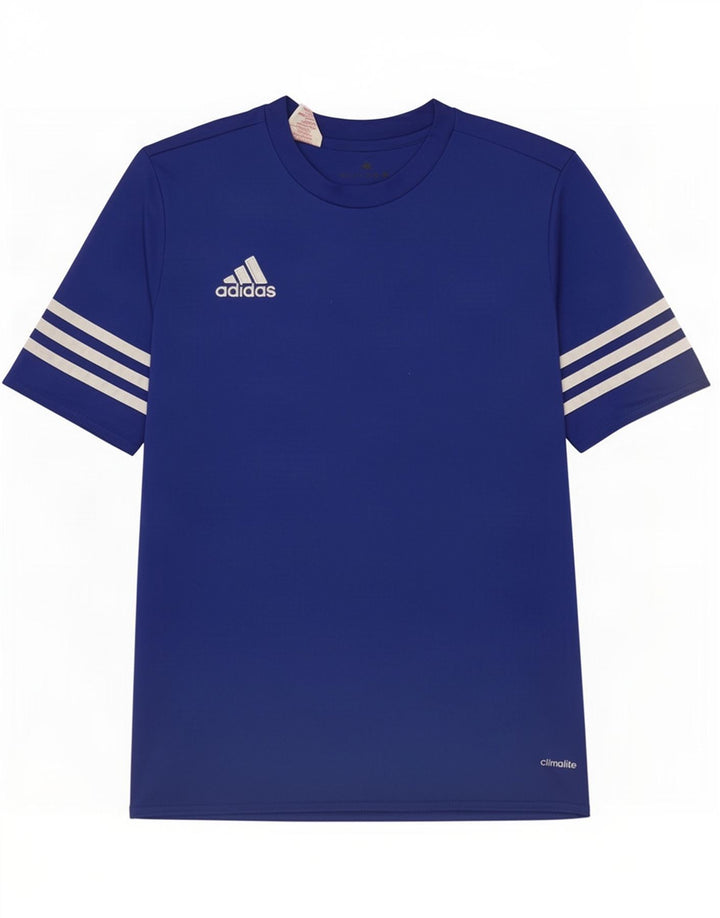 Adidas Chłopięca koszulka Climalite Top 11-12 lat Niebieski Poliester