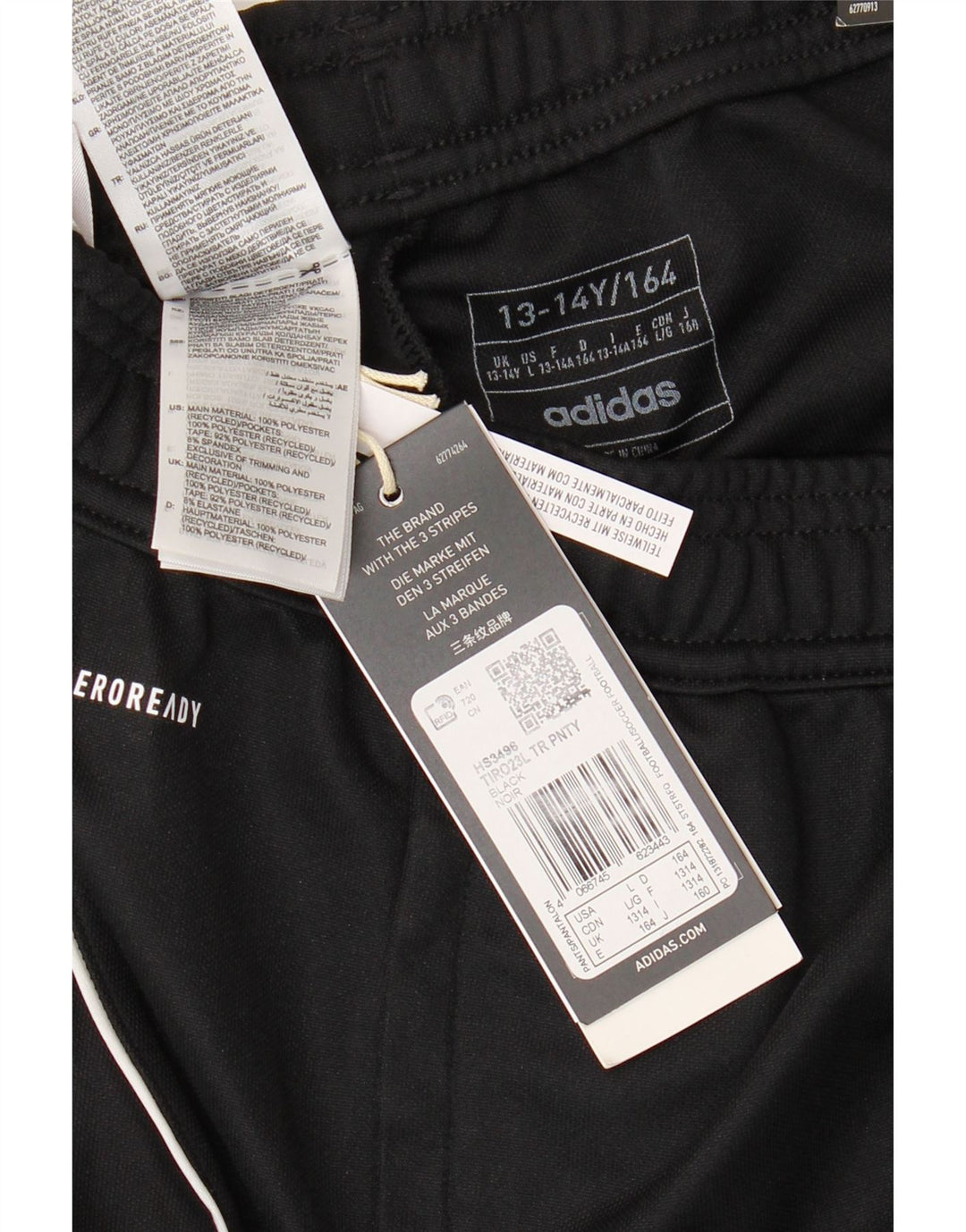 ADIDAS Boys Crusaders F.C. Spodnie dresowe z grafiką 13-14 lat, czarne