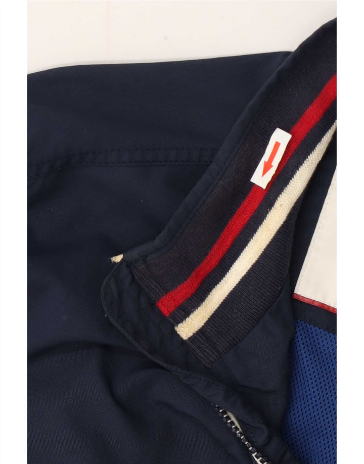 Męska kurtka bomberka Tommy Hilfiger UK 38 Średni granatowy poliamid w paski