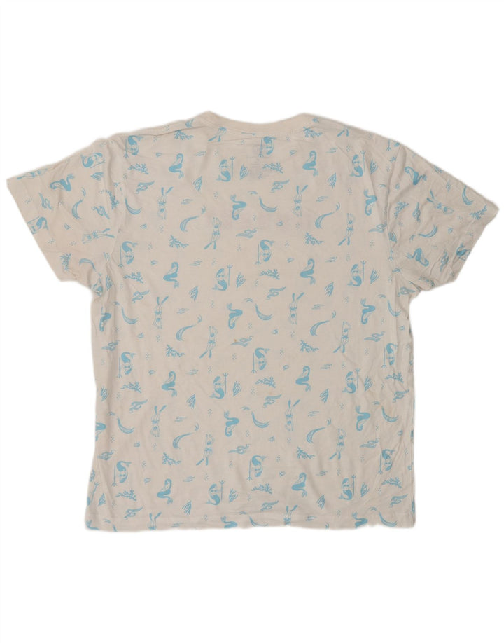 Męska koszulka z grafiką HURLEY Top, średnia, biała bawełna