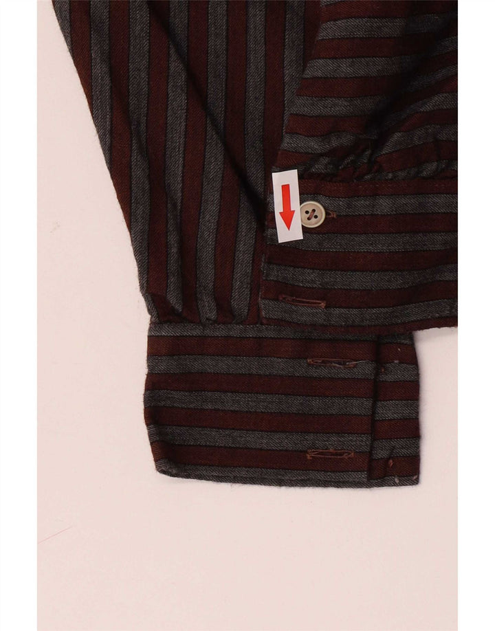 Bluzka damska vintage IT 40 Small Brown Striped