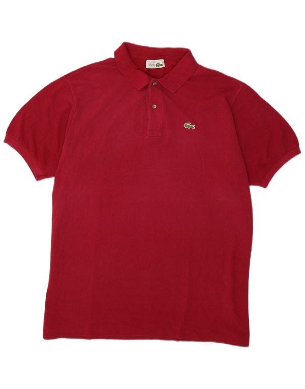 Męska koszulka polo Lacoste, rozmiar 6, XL, czerwona, bawełniana