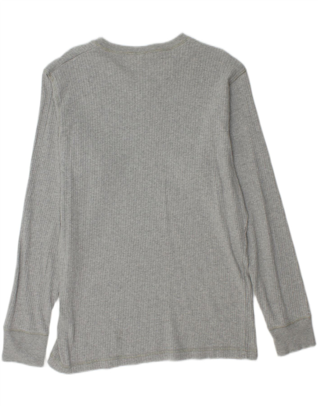 Męski top LEVI'S z długim rękawem, duży, szary, bawełniany