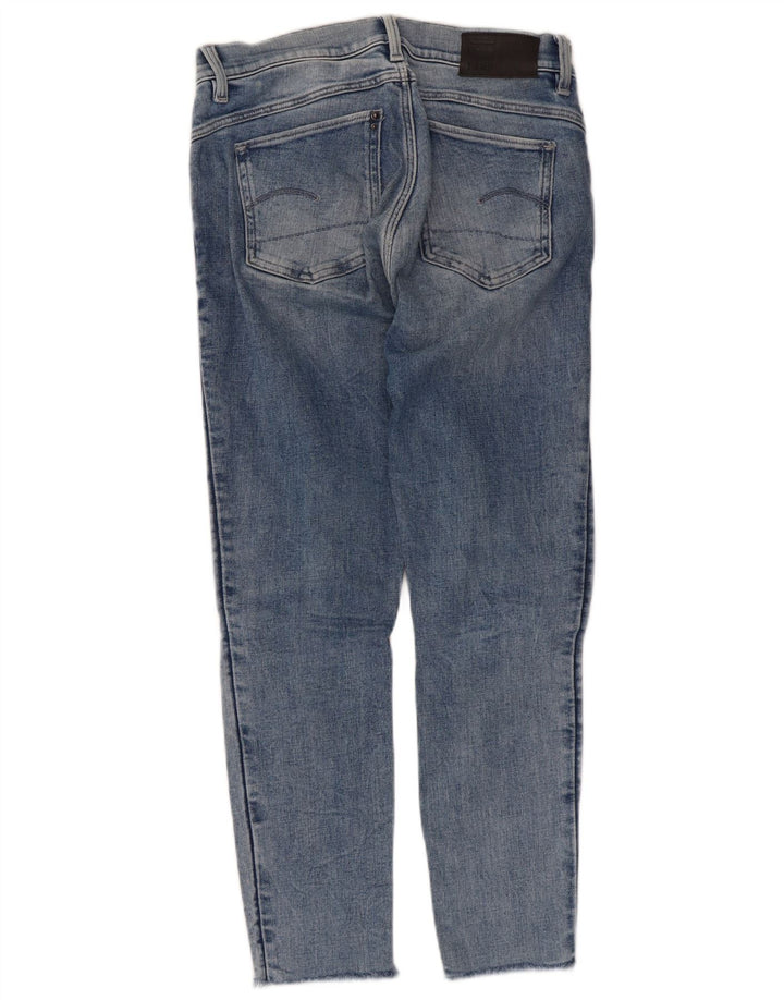 Damskie jeansy slim G-Star W27 L26 Niebieskie bawełniane