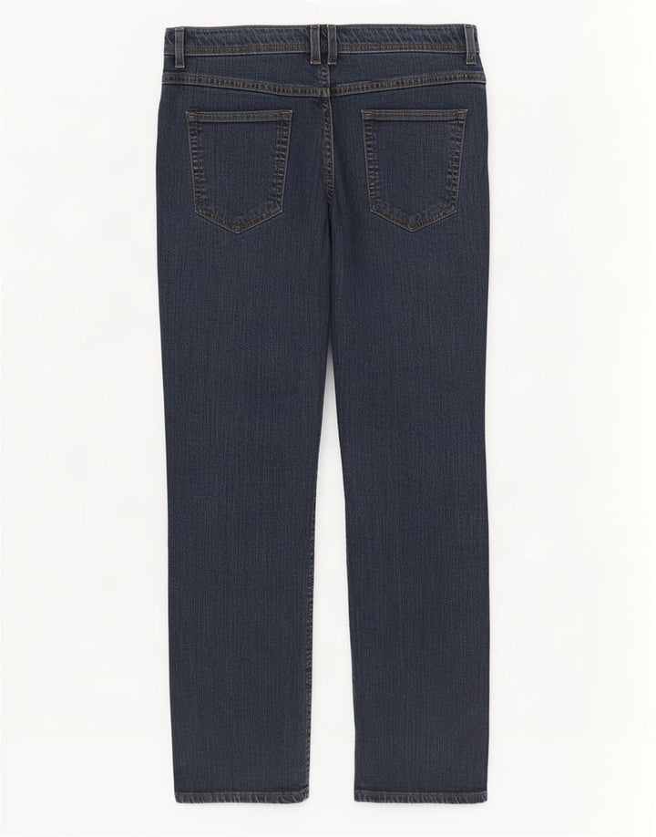 Marks & Spencer Damskie proste dżinsy UK 14 Medium W30 L30 Granatowe