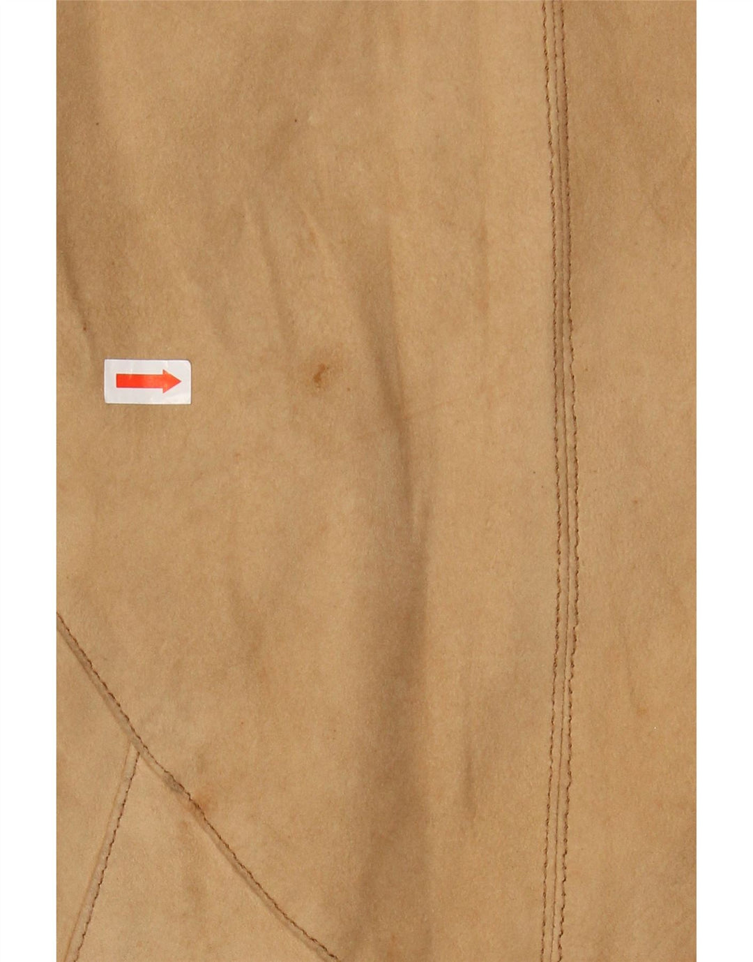 Męska zamszowa kurtka bomberka VINTAGE UK 38 średni beż