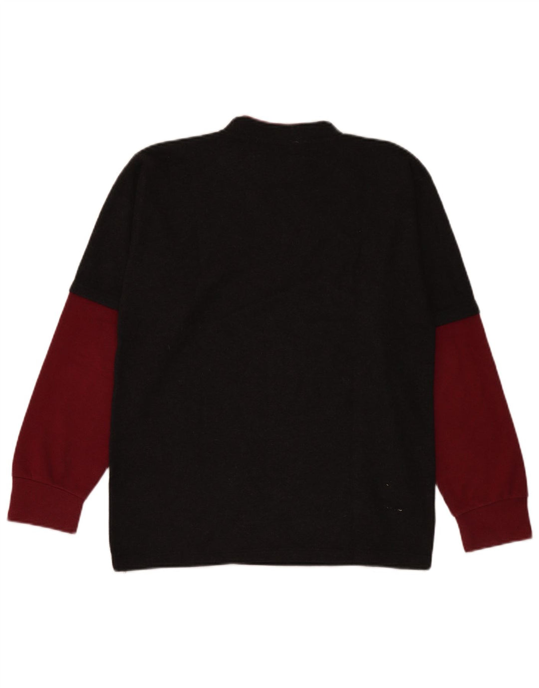 Męski sweter Richmond z graficznym wycięciem pod szyją i średnim czarnym kolorem