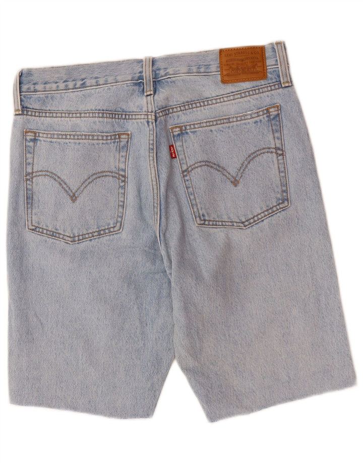 Damskie spodenki jeansowe LEVI'S Wedgie W30 Średnioniebieskie, bawełniane