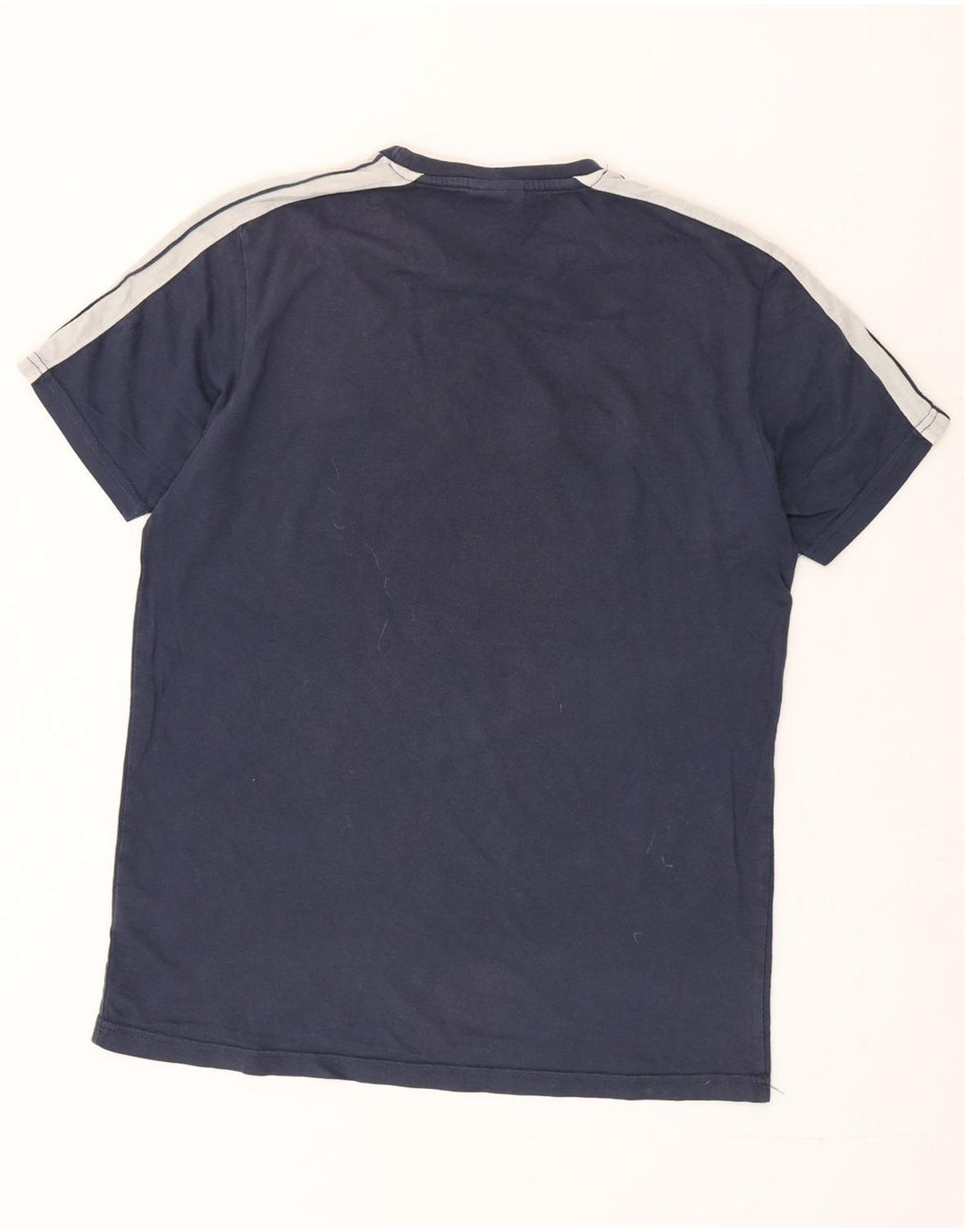 T-shirt męski ELLESSE Średni, granatowy, bawełniany blok kolorów