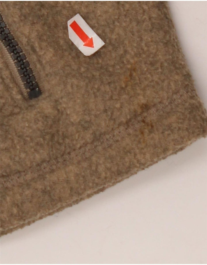 Damska kurtka polarowa EDDIE BAUER UK 14, średni brąz, poliester