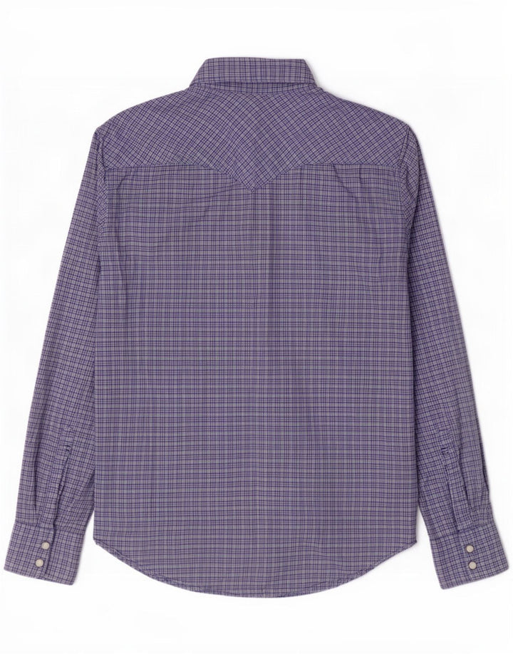 Koszula męska Levi's Slim Fit, duża, niebieska, bawełniana w kratę