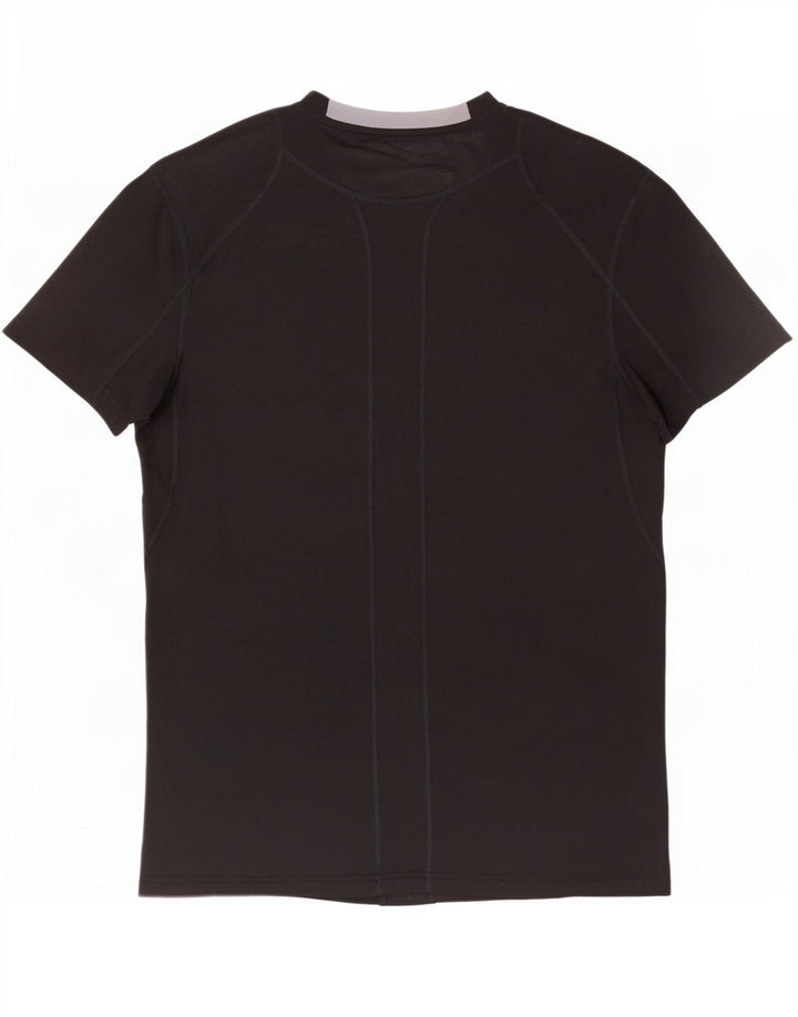 Męski T-shirt z grafiką Nike Dri Fit, średni czarny poliester
