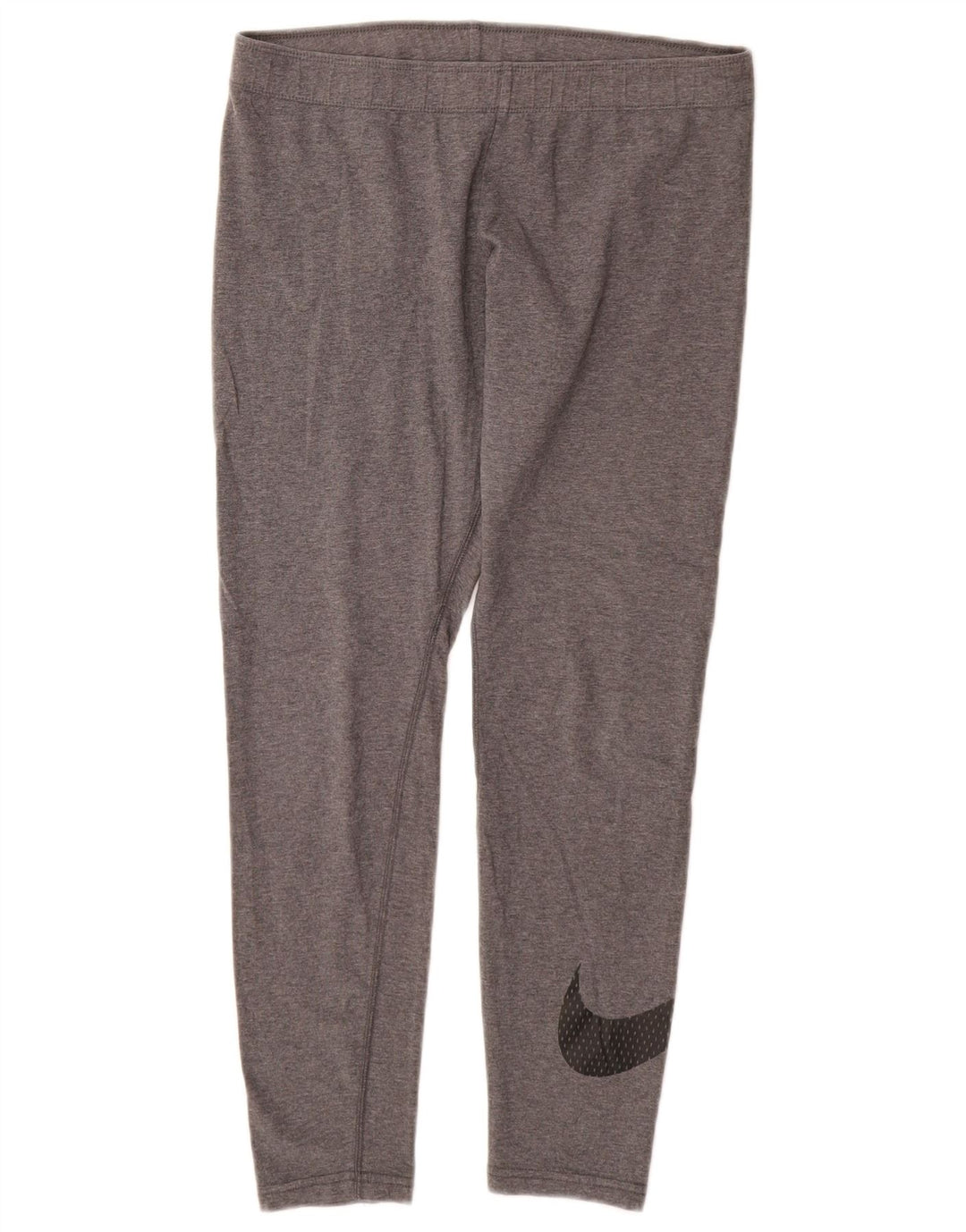 Damskie legginsy Nike Graphic UK 12, średnioszare, bawełniane