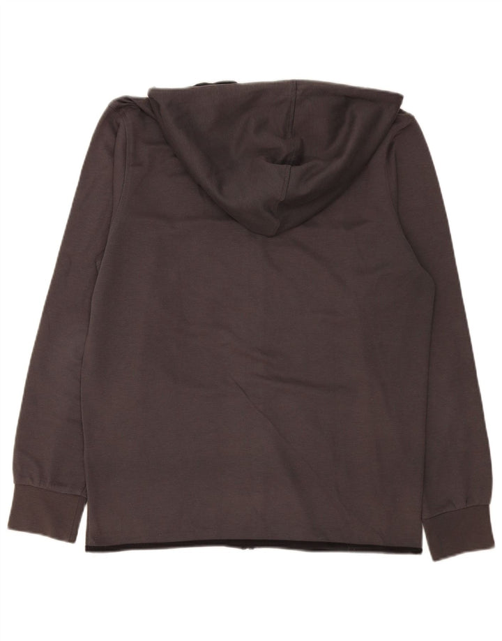 Męski sweter z kapturem i zamkiem Jack & Jones, średnioszary, poliestrowy