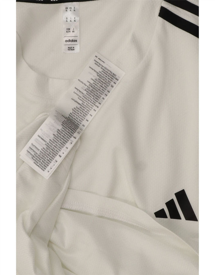 Adidas Męski T-shirt Aeroready Top XL Biały Poliester