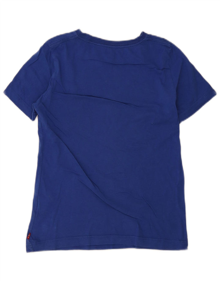 Chłopięcy T-shirt z grafiką Levi's Top 11-12 lat, niebieska bawełna