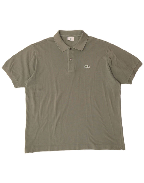 Męska koszulka polo Lacoste, rozmiar 5, duża, bawełniana khaki