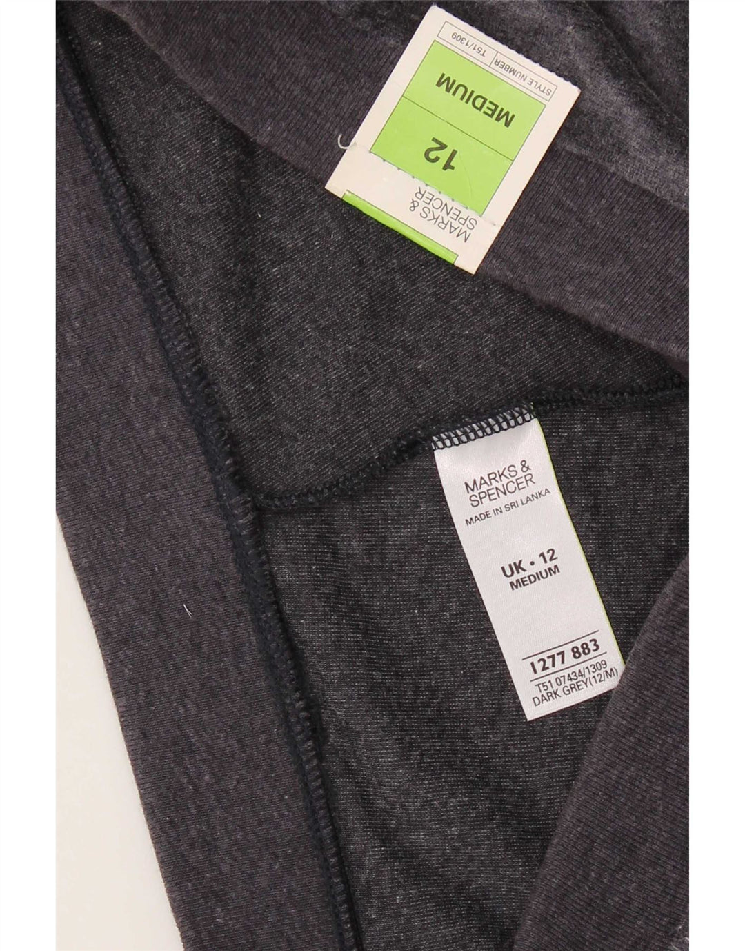Damskie spodnie dresowe Marks & Spencer UK 12 Medium W30 L30 Szare