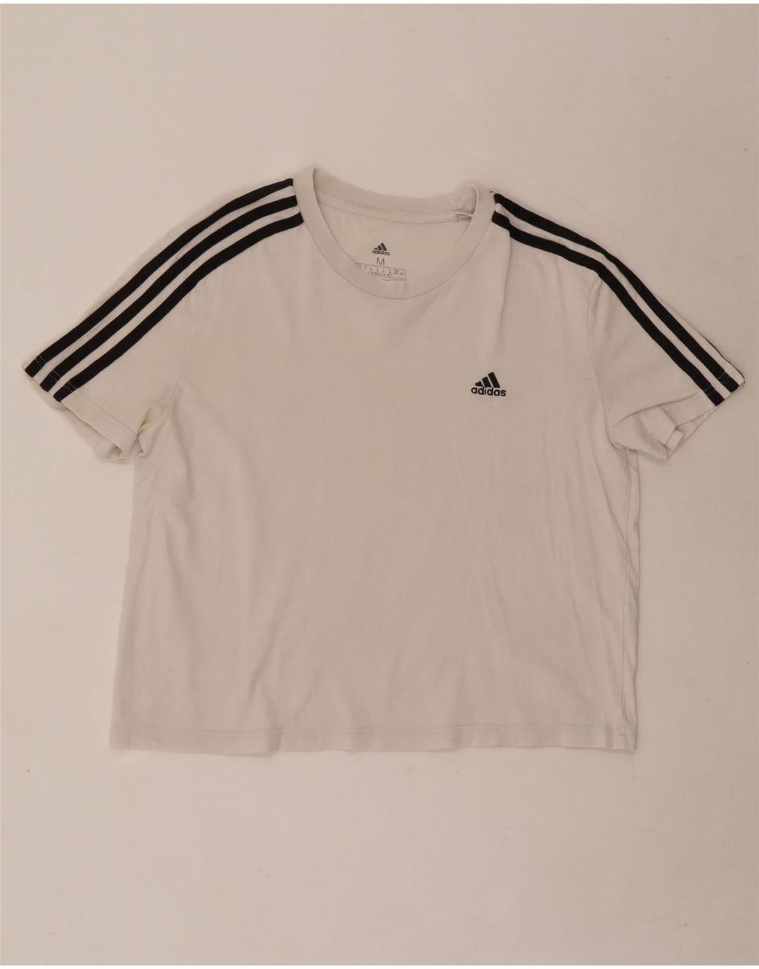 Damska koszulka Adidas Crop Top UK 12/14 Średnia biel