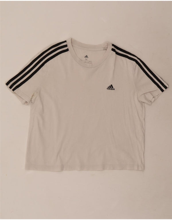 Damska koszulka Adidas Crop Top UK 12/14 Średnia biel