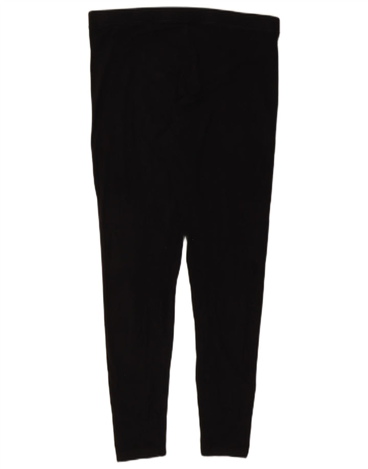 Legginsy damskie Marks & Spencer UK 16, duże, czarne, bawełniane