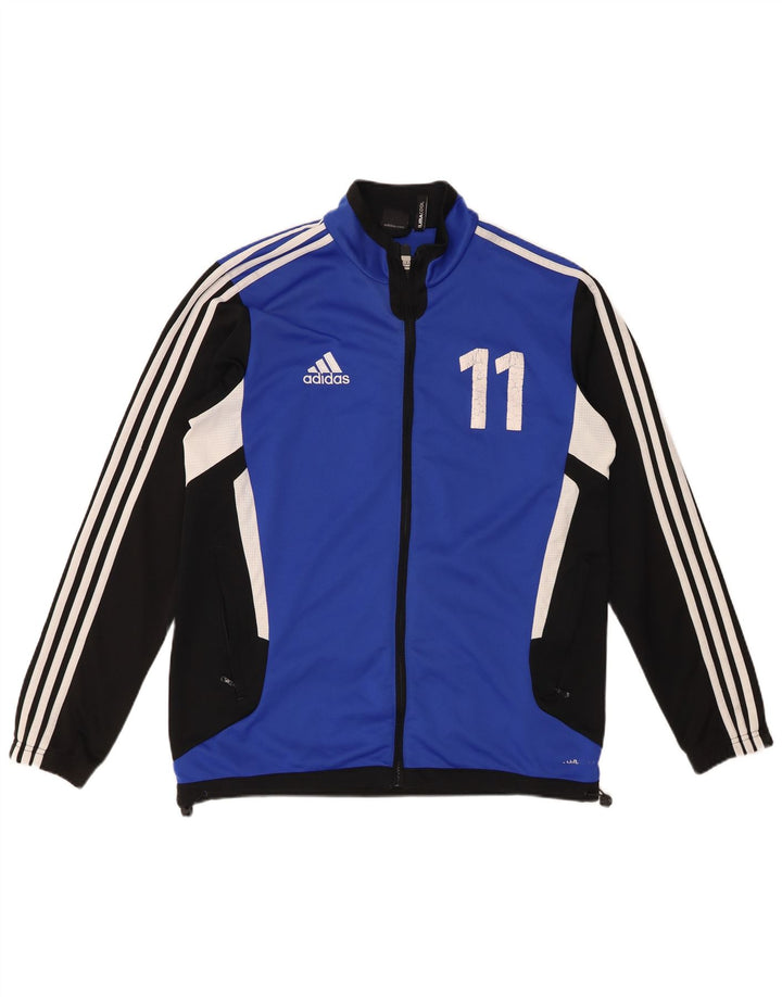 Męska kurtka dresowa ADIDAS Climacool UK 38/40 średni niebieski