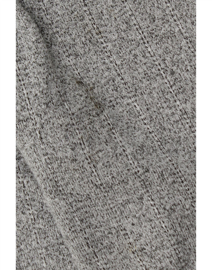 MARKS & SPENCER Womens Crew Neck Jumper Sweater UK 12 Medium Grey Flecked Vintage Marks & Spencer and Second-Hand Marks & Spencer from Messina Hembry 
