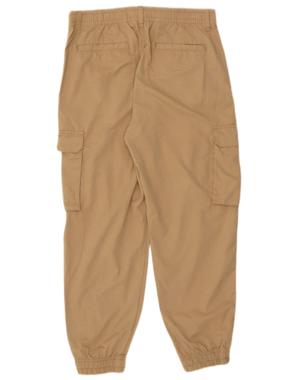 Męskie spodnie cargo Zara Crop Joggers Medium W31 L25 Beżowe
