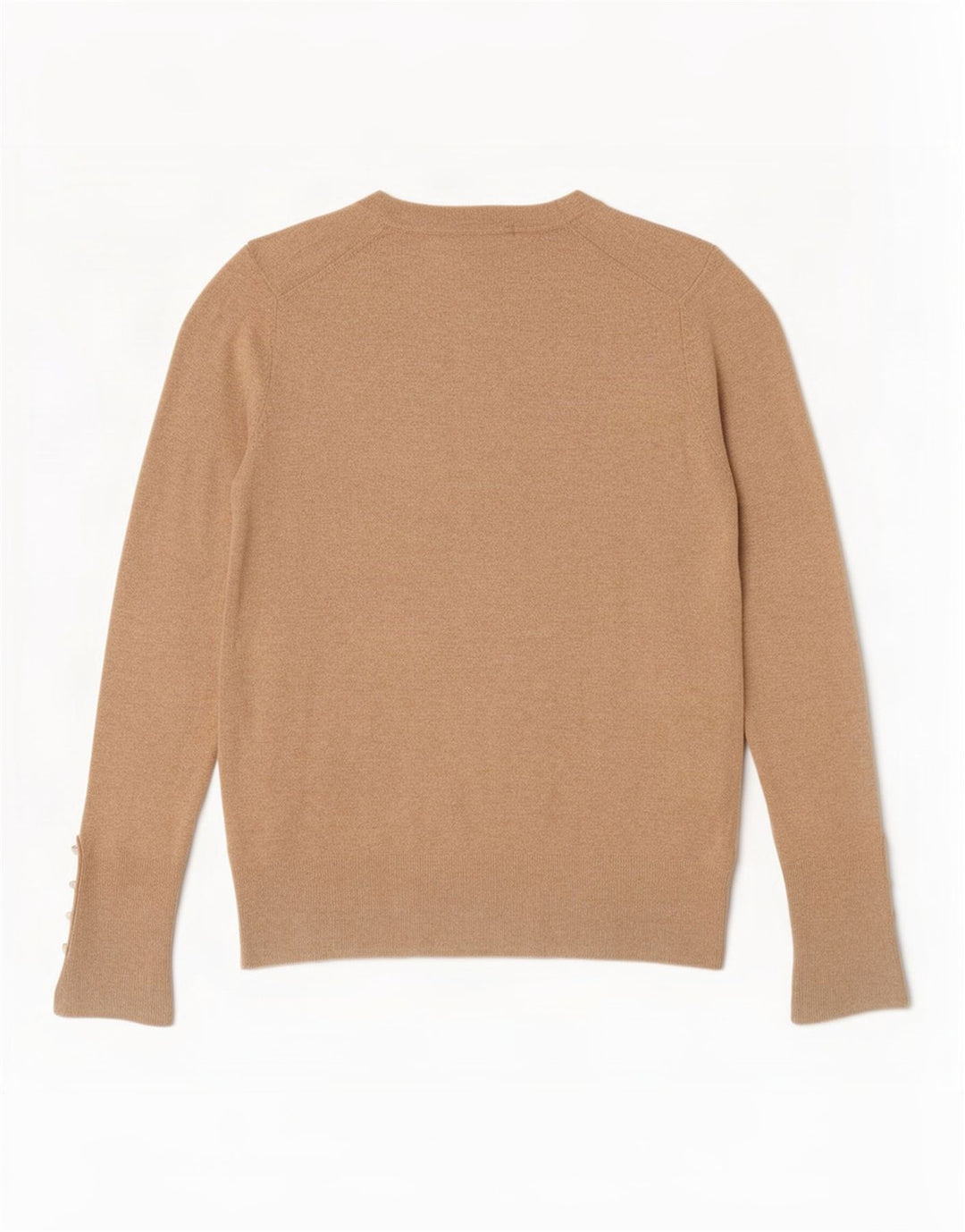 Sweter damski Zara z okrągłym dekoltem UK 12, średni beż