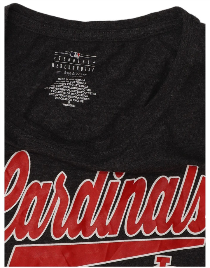 GENUINE MERCHANDISE Damski top z kamizelką z grafiką UK 12 Średni szary