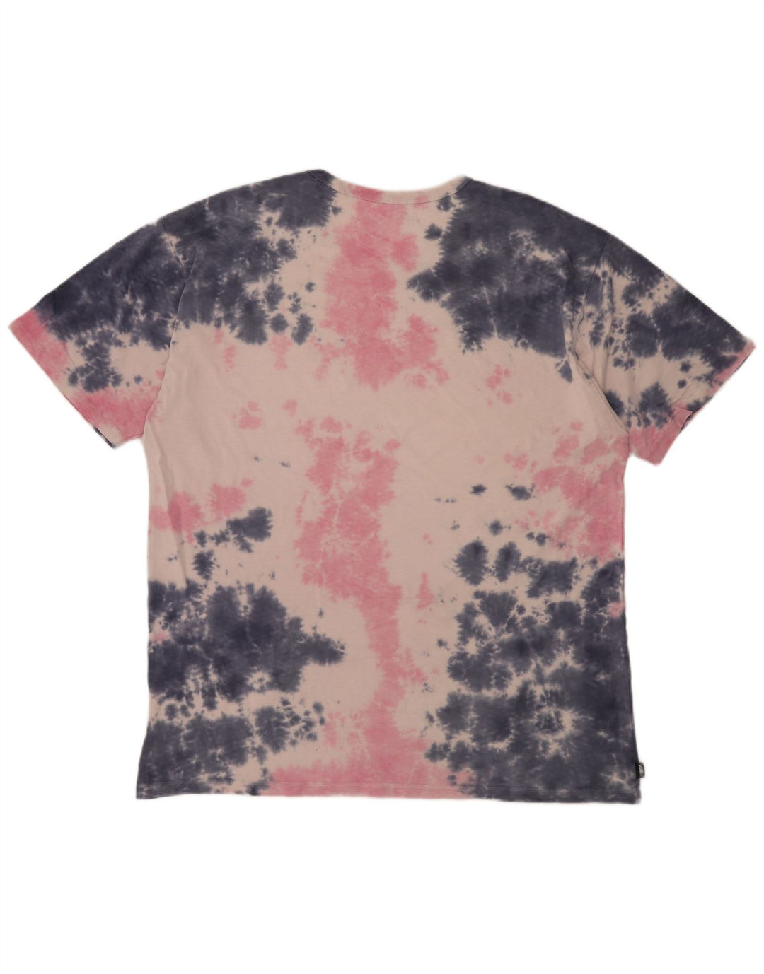 T-shirt męski VANS XL, różowy, bawełniany Tie Dye