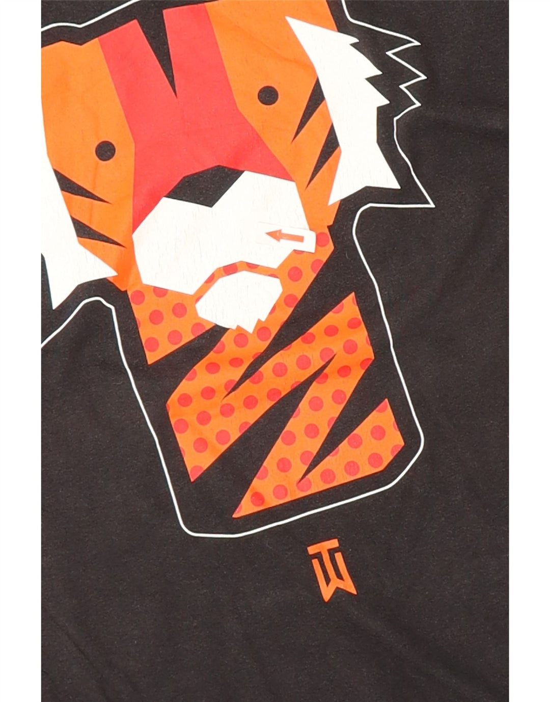 Męski T-shirt Nike Tiger Woods z grafiką, średni czarny, bawełniany