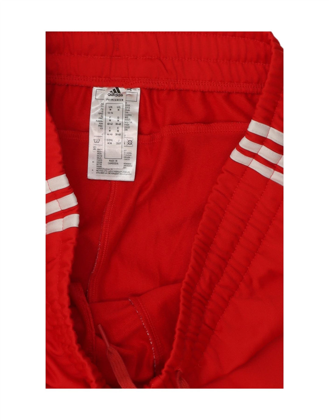 Damskie spodnie dresowe Adidas UK 12/14 Średni czerwony poliester