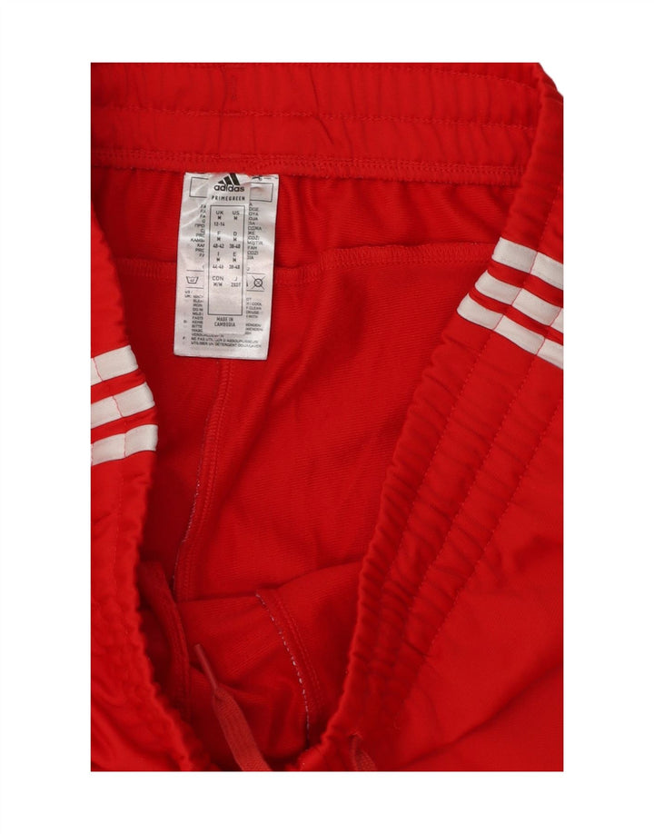 Damskie spodnie dresowe Adidas UK 12/14 Średni czerwony poliester