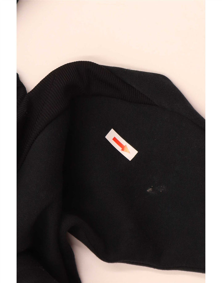 Męski sweter Puma z kapturem i zamkiem błyskawicznym, duży, czarny, bawełniany