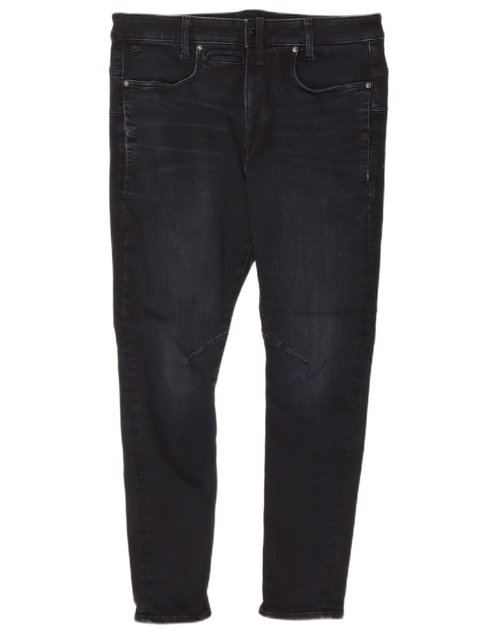 G-STAR Mens Super Slim Jeans W33 L32 Navy Blue Cotton