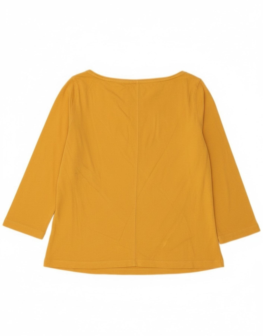 Damski top Tommy Hilfiger z rękawem 3/4, UK 14, średni żółty bawełniany