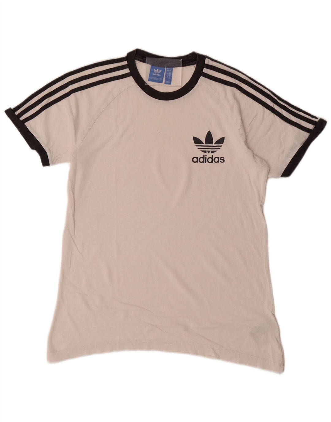 Adidas Męska Koszulka Top Średnia Biała Bawełna