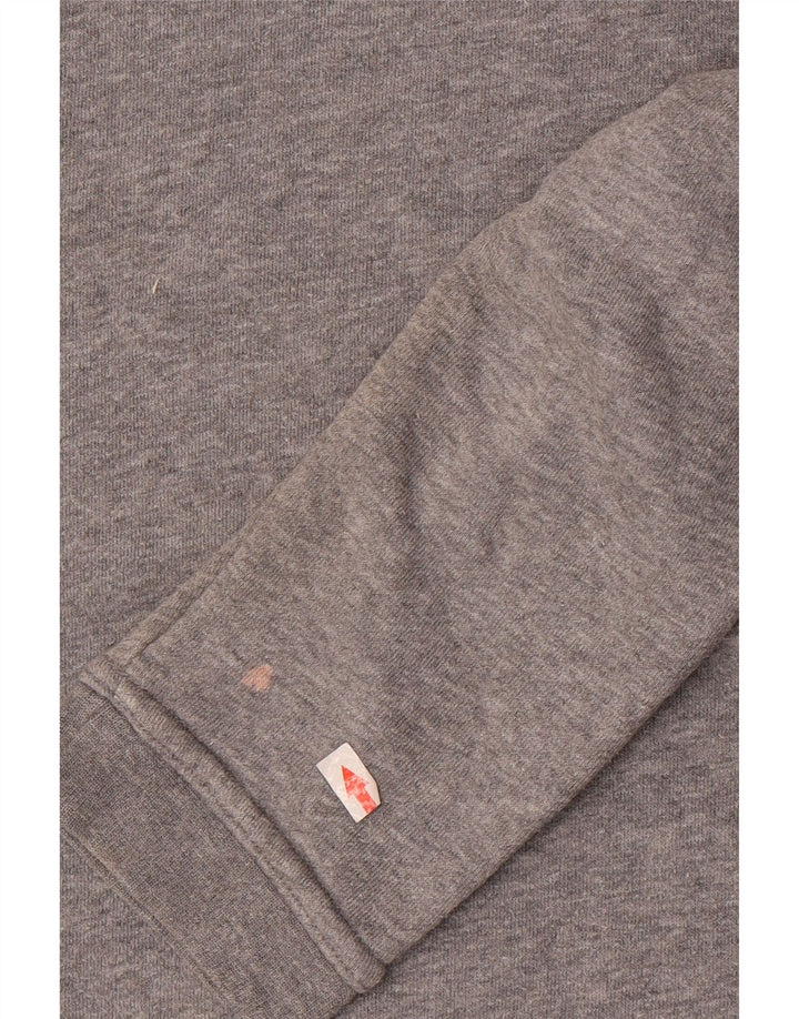 Damska bluza dresowa Nike Graphic Oversize UK 16, duża, szara bawełna