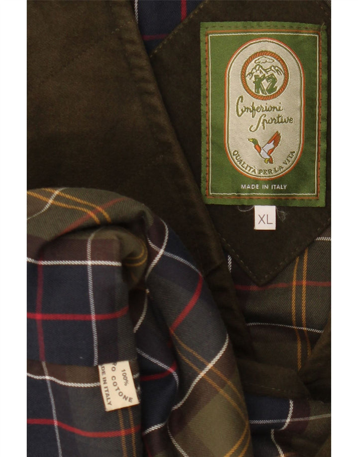 Męska kamizelka Utility VINTAGE UK 42 XL, bawełna khaki