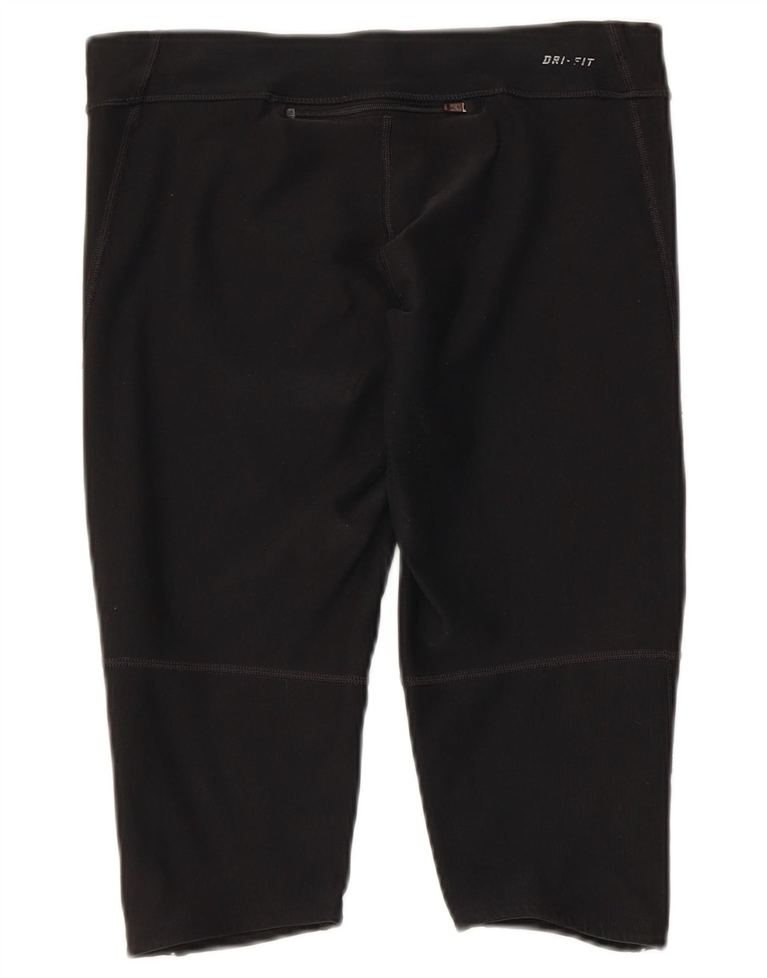 Damskie legginsy NIKE Dri Fit Capri UK 12, średni czarny poliester